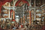 Giovanni Paolo Pannini Picture Gallery with Views of Modern Rome oil painting picture wholesale